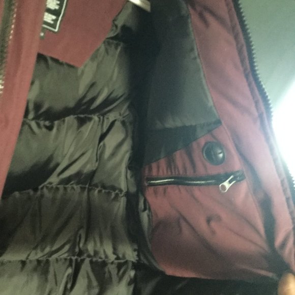 Alpine Tek down filled maroon color size small for extreme cold weather - Picture 9 of 10